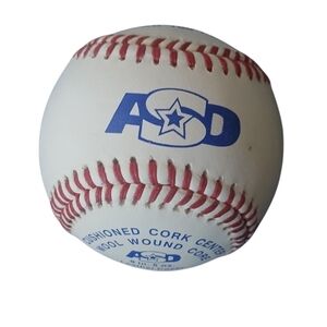 ASD Baseball with Red Stitching Cork Center Wool Core Sports Games